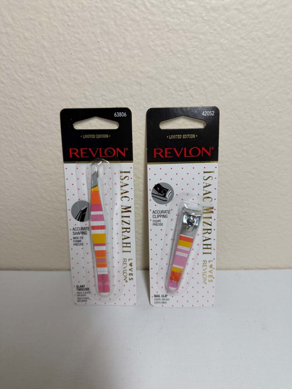 Revlon Slant Tweezers and Nail Clippers by Isaac Mizrahi